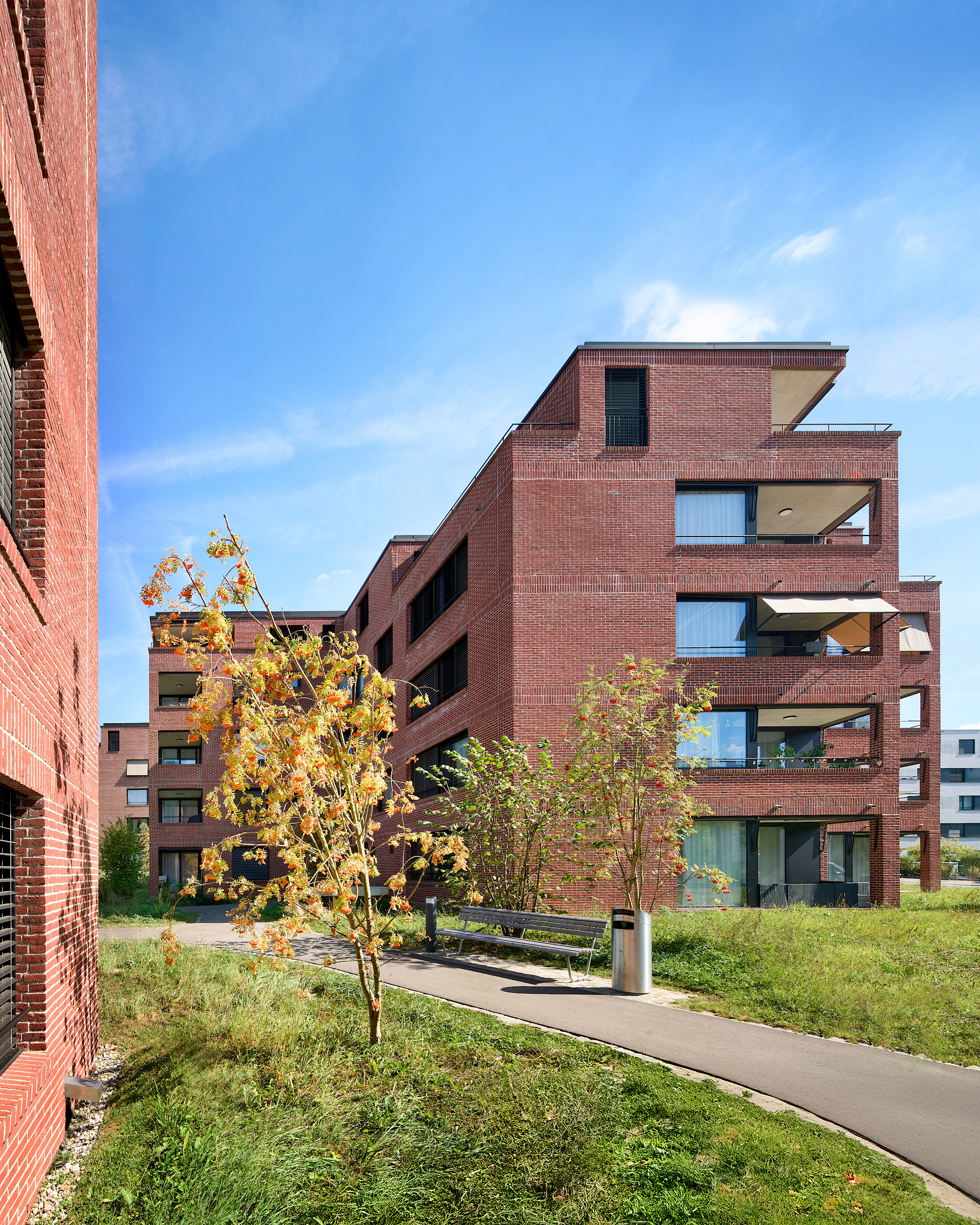 Neubau einer Mehrfamilienhaus-Siedlung in Regensdorf.