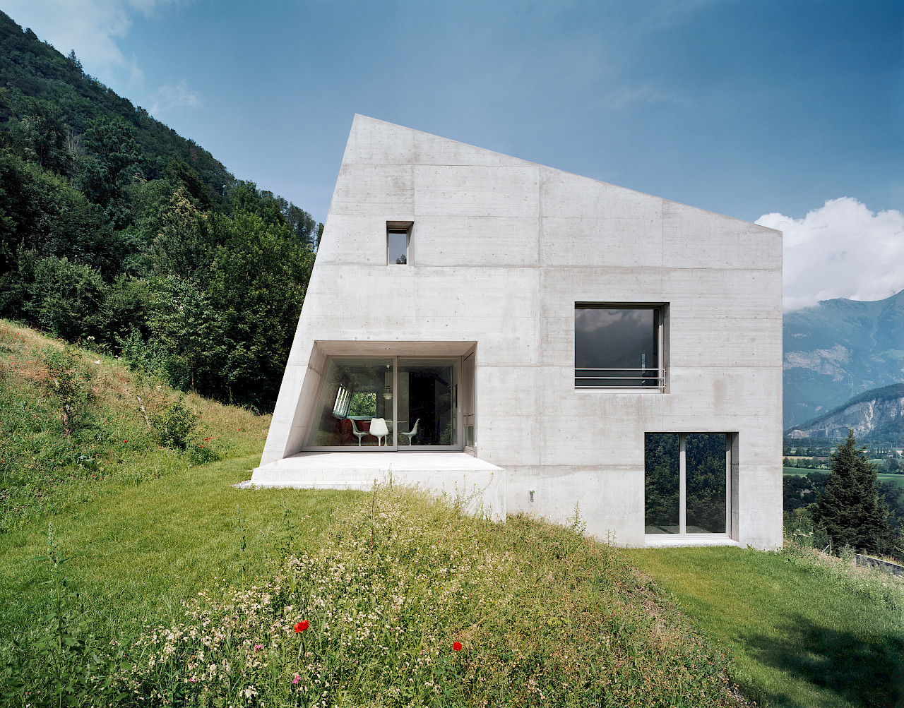 Neubau eines Einfamilienhauses in Sargans.
