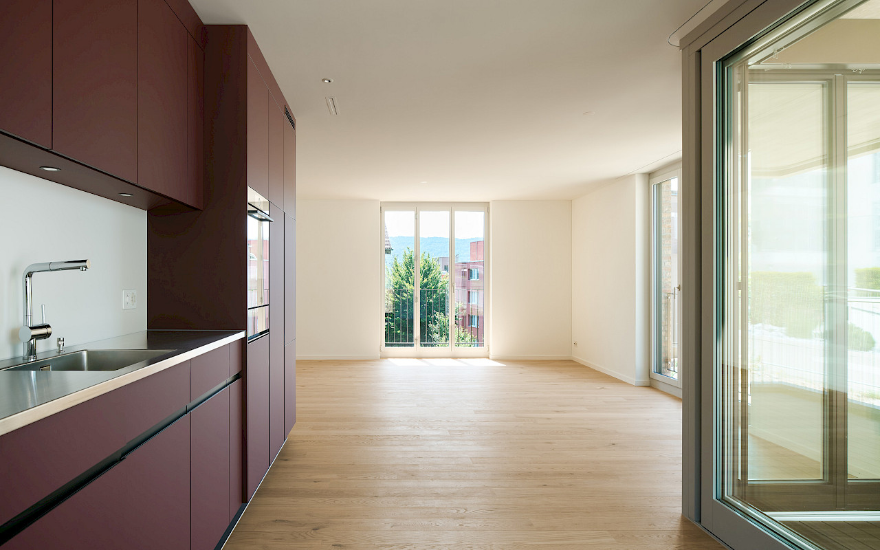 Neubau Mehrfamilienhaus an prominenter Lage im Dorfkern von Geroldswil.